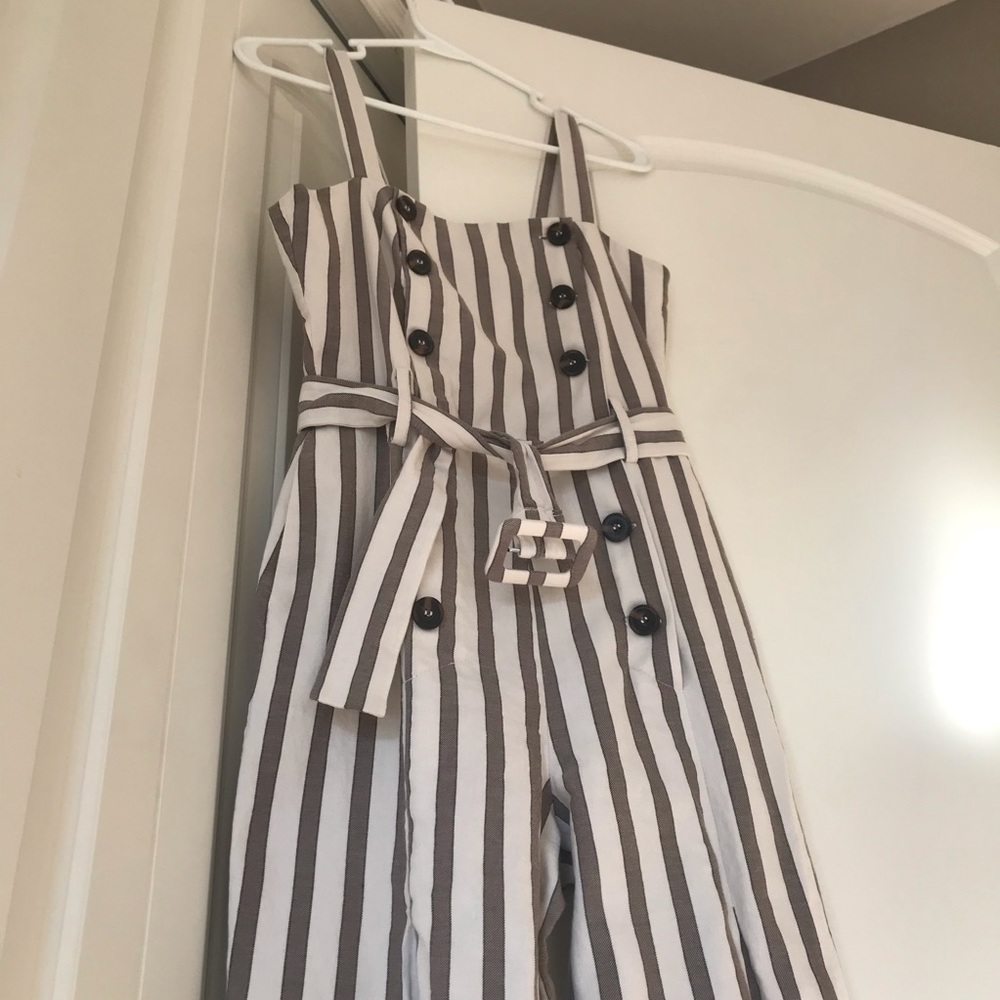 Striped Jumpsuit